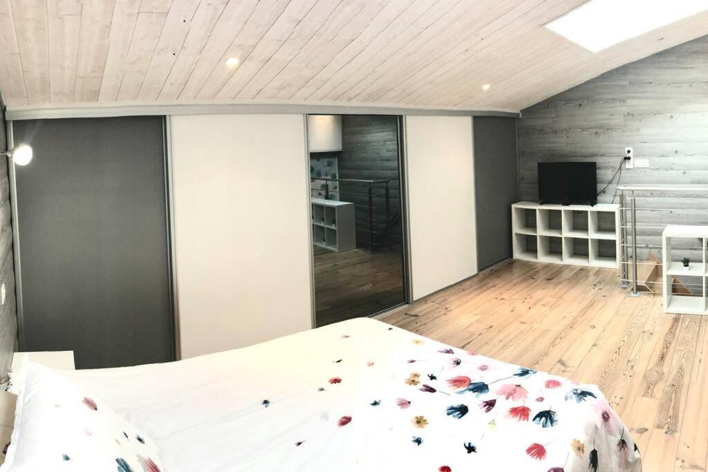 Duplex Atypique 20' De Toulouse Apartamento Leguevin Exterior foto